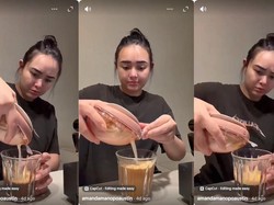 Heboh Amanda Manopo Bikin Kopi Pakai ASI, Kenny Austin Auto Kaget!