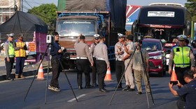 Direktorat Penegakan Hukum (Ditgakkum) Korlantas Polri turun tangan melakukan asistensi untuk menyelidiki penyebab kecelakaan.
Dok: Korlantas Polri