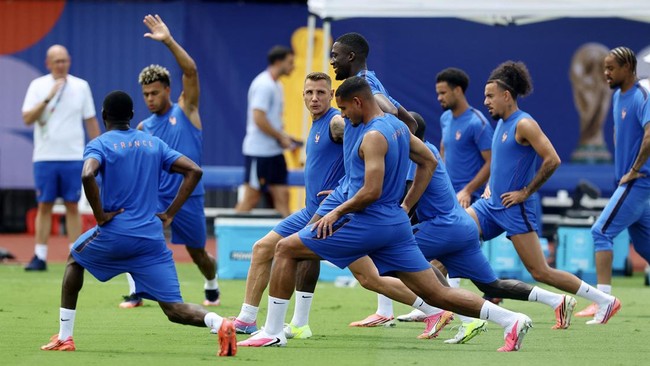 Latihan Timnas Prancis Jelang Semifinal Piala Dunia 2026