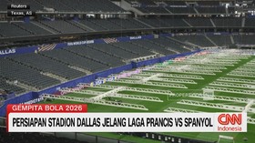Persiapan Stadion Dallas Jelang Laga Prancis vs Spanyol