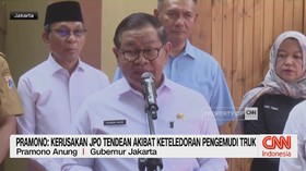 Pramono: Kerusakan JPO Tendean Akibat Keteledoran Pengemudi Truk