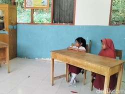 SDN 023 Todang-Todang di Polman Cuma Sambut 2 Siswa Baru Saat MPLS