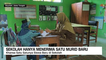 VIDEO: Sekolah Hanya Menerima Satu Murid Baru