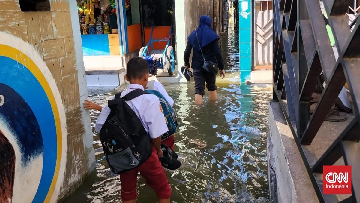 Banjir Rob Rendam Pesisir Surabaya, Sekolah Terdampak
