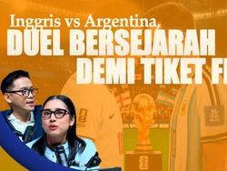 Inggris vs Argentina, Duel Bersejarah Demi Tiket Final