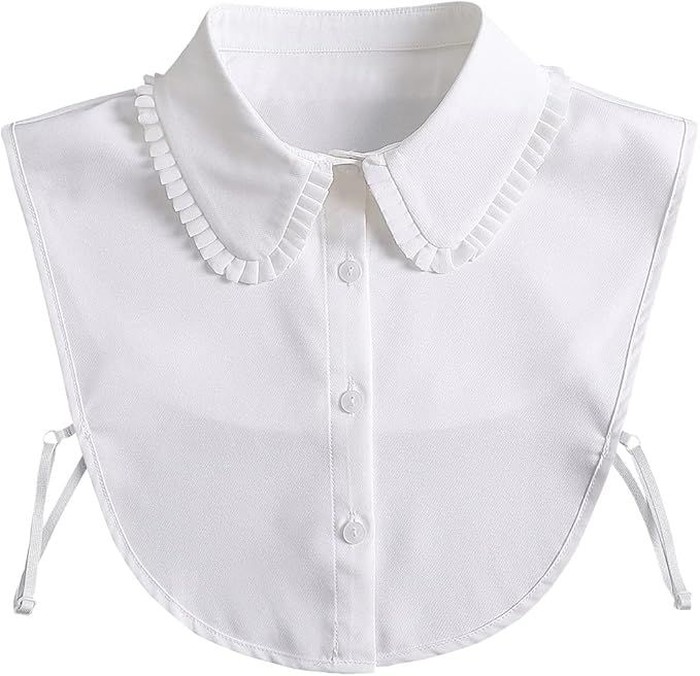 Fake collar dengan detail ruffle/Foto: Amazon.ca/LoudSung Fake collar dengan detail ruffle/Foto: Amazon.ca/LoudSung