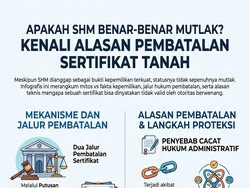 Infografis: Banyak yang Belum Tahu, Sertifikat Hak Milik Tanah Bisa Dibatalkan