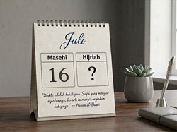 Kalender Hijriah Hari Ini 16 Juli 2026: Tanggal, Bulan, dan Tahunnya
