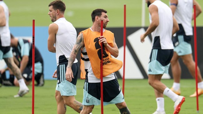 Latihan Timnas Argentina Jelang Semifinal Piala Dunia 2026
