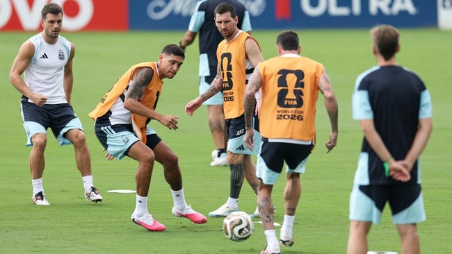 Latihan Timnas Argentina Jelang Semifinal Piala Dunia 2026