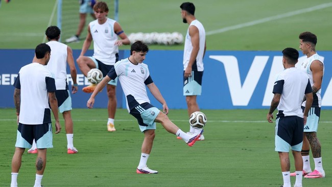 Latihan Timnas Argentina Jelang Semifinal Piala Dunia 2026