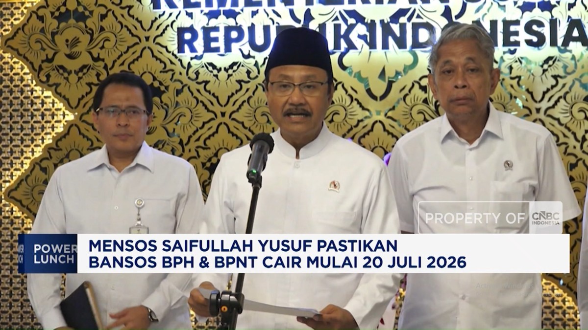 Mensos Saifullah Yusuf Pastikan Bansos BPH dan BPNT Cair Mulai 20 Juli 