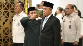 Pelantikan IRudi Setiawan jadi Inspektur Jenderal Kemenimipas pada Rabu (15/7/2026).