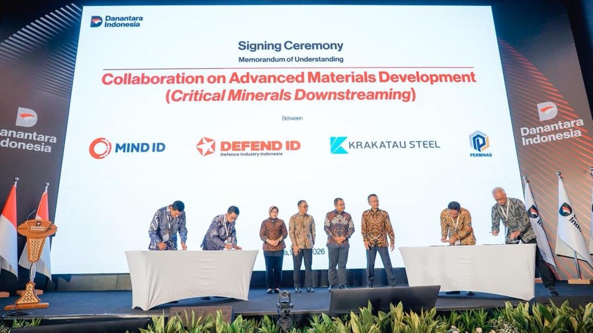 MIND ID Hingga Perminas Kolaborasi Bangun Rantai Pasok Mineral Kritis