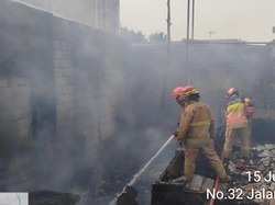 Kebakaran Rumah Panggung di Kemang Bogor, Diduga Akibat Korsleting