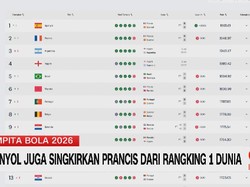 Spanyol Juga Singkirkan Prancis dari Rangking 1 Dunia