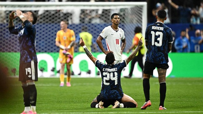Air Mata di Atlanta, Mimpi Piala Dunia Inggris Hancur di Tangan Argentina