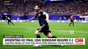 VIDEO: Argentina ke Final Usai Bungkam Inggris 2-1