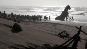 THE ODYSSEY, written, produced, and directed by Christopher Nolan.