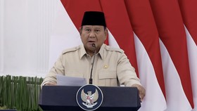 Presiden Prabowo menyaksikan Groundbreaking Proyek Strategis Nasional Liquefied Natural Gas (LNG) Abadi Masela,Rabu (16/07/2026).