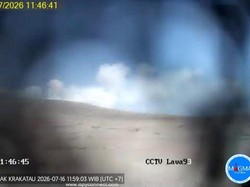 Gunung Anak Krakatau Mereda tapi Masih Siaga, Erupsi Terakhir 11 Juli 2026