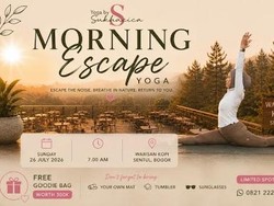 Morning Escape Yoga, Cara Baru Recharge Energi di Alam Terbuka Sentul