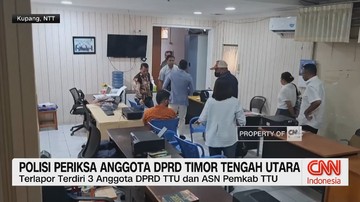 VIDEO: Polisi Periksa Anggota DPRD Timor Tengah Utara
