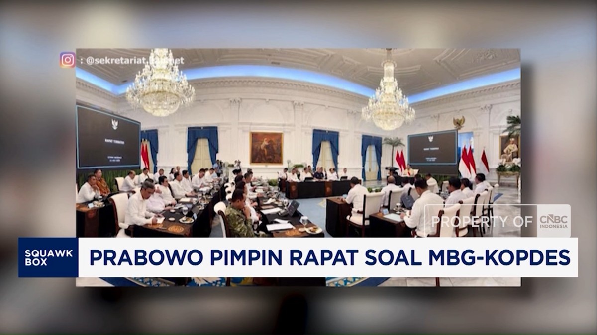 Video: Prabowo Pimpin Rapat Soal MBG-Kopdes