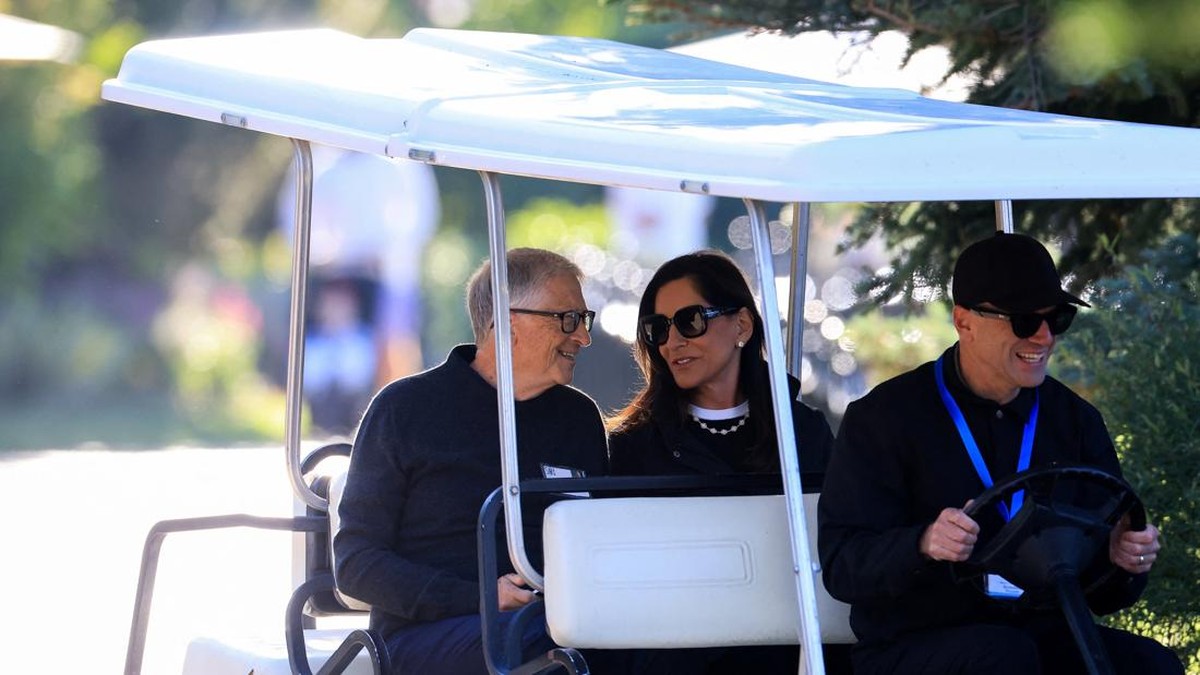Bill Gates menghadiri Allen and Co. Sun Valley Conference