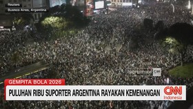 Suporter Argentina Gembira, Pendukung Inggris Kembali Bersabar