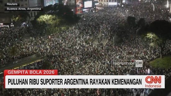 Suporter Argentina Gembira, Pendukung Inggris Kembali Bersabar