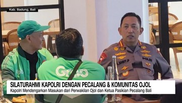 VIDEO: Silaturahmi Kapolri dengan Pecalang dan Komunitas Ojol