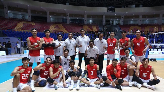 Timnas Voli Indonesia kalahkan Kamboja di SEA V Cup 2026.