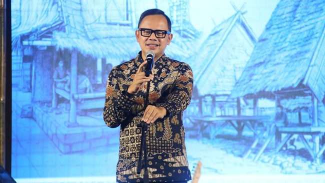 Wakil Menteri Dalam Negeri (Wamendagri) Bima Arya Sugiarto saat membuka Welcome Dinner Asosiasi Pemerintah Provinsi Seluruh Indonesia (APPSI) di Aruna Senggigi, Kabupaten Lombok Barat, Nusa Tenggara Barat (NTB), Rabu (15/7/2026).