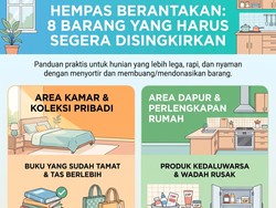 Infografis: 8 Benda yang Cuma Bikin Rumah Sumpek, Buang Aja!