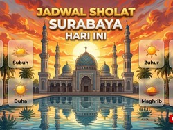 Jadwal Sholat Surabaya 18 Juli 2026, Subuh hingga Isya Lengkap Lima Waktu