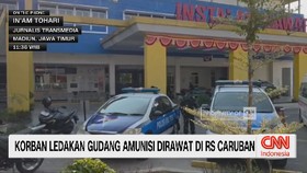 Korban Ledakan Gudang Amunisi Dirawat di RS Caruban