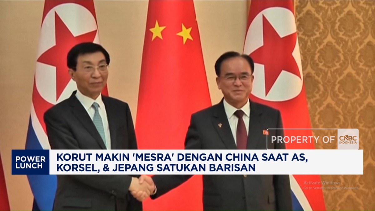 Korut 'Mesra' Dengan China Saat AS, Korsel, dan Jepang Satukan Barisan