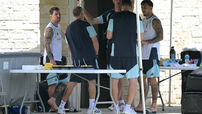 Latihan Timnas Argentina Jelang Final Piala Dunia 2026