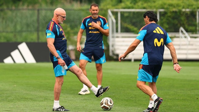 Latihan Timnas Spanyol Jelang Final Piala Dunia 2026