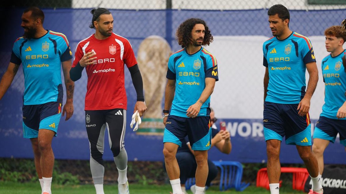 Latihan Timnas Spanyol Jelang Final Piala Dunia 2026