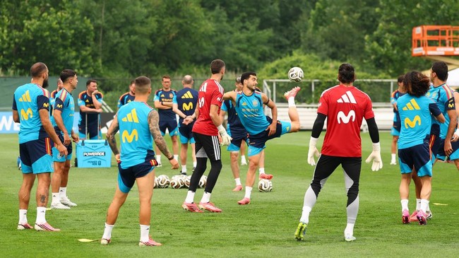 Latihan Timnas Spanyol Jelang Final Piala Dunia 2026