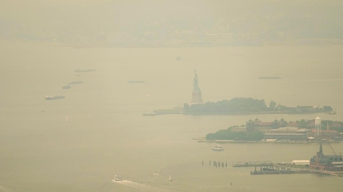 Potret Langit "Petaka" Selimuti New York Jelang Final Piala Dunia 2026