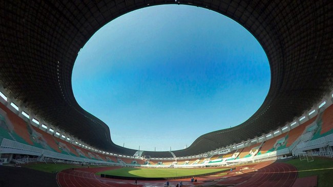 Stadion Gelora Pakansari Bersolek Jelang Piala AFF 2026