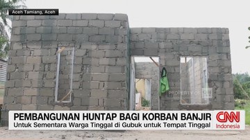 VIDEO: Korban Banjir Aceh Tamiang Segera Miliki Hunian Tetap