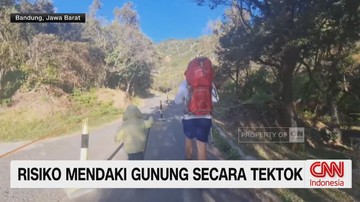 VIDEO: Tren Naik Daun! Mengenal Tektok, Mendaki Gunung Tanpa Menginap