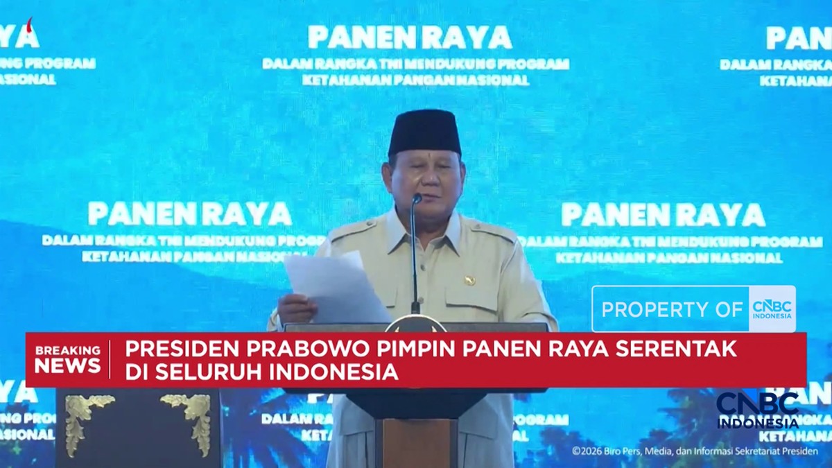 Video:Prabowo Pimpin Panen Raya Serentak di 43 Titik