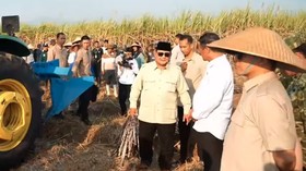 Presiden Prabowo Subianto pimpin Panen Raya Serentak di Seluruh Indonesia Bersama TNI, 17 Juli 2026. (YouTube/Sekretariat Presiden)