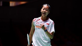 Pebulutangkis tunggal putri Indonesia, Putri Kusuma Wardani di Japan Open 2026 (Kredit: PBSI)