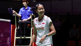 Putri KW mengalahkan Wang Zhi Yi pada babak perempat final Japan Open 2026 di Tokyo Metropolitan Gymnasium, Tokyo, Jumat (17/7) siang waktu Indonesia.